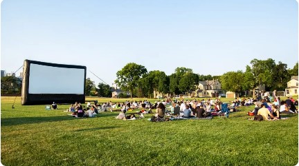 Outdoor Movie Screening Event