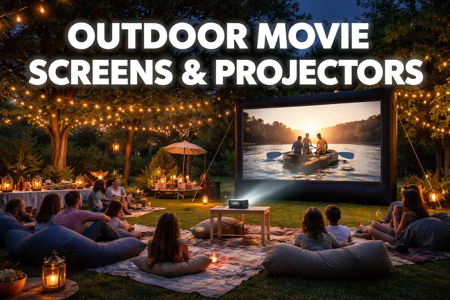 Outdoor Movie Screens and Projectors