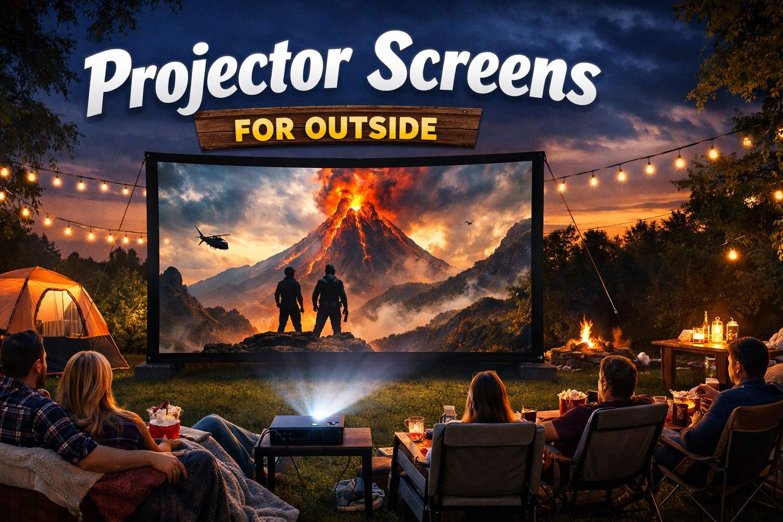 Projector Screens for Outside