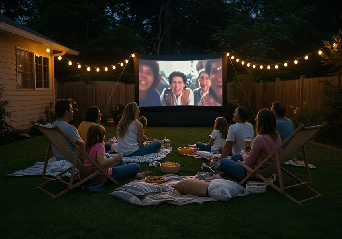 Best Outdoor Projector for Backyard Movies