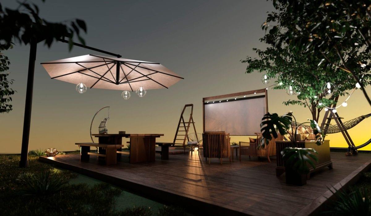 Outdoor Film Projector